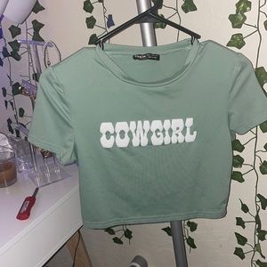 This shirt is super cute on, it runs smaller since it is from shein.
